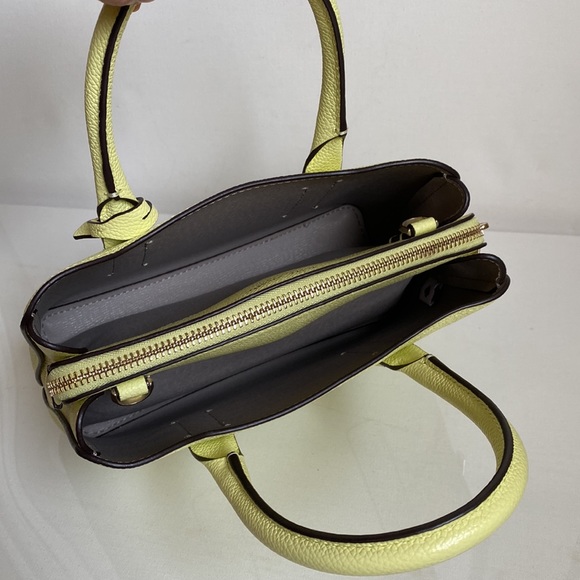 Kate Spade Collection Margaux Mini Satchel Top Handle Bag in Lemon Sorbet - Picture 8 of 11